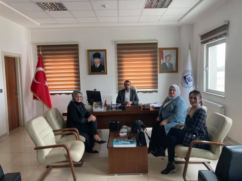 Sivas Müsiad Kadın Kurulu Başkanı Ayşegül Coşkun, OSB Müdürümüz Emre Torun’u ziyaret etti.