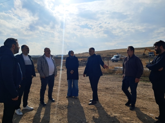 OSB Müdürü Adem Kehci, Devam Eden Çalışmaları Yerinde İnceledi.